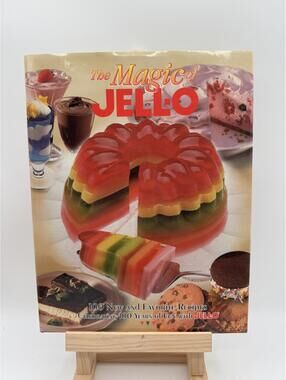 The Magic Of Jell-O Cookbook - Jello Desserts - Kraft Cookbook 1998 Vintage 90s